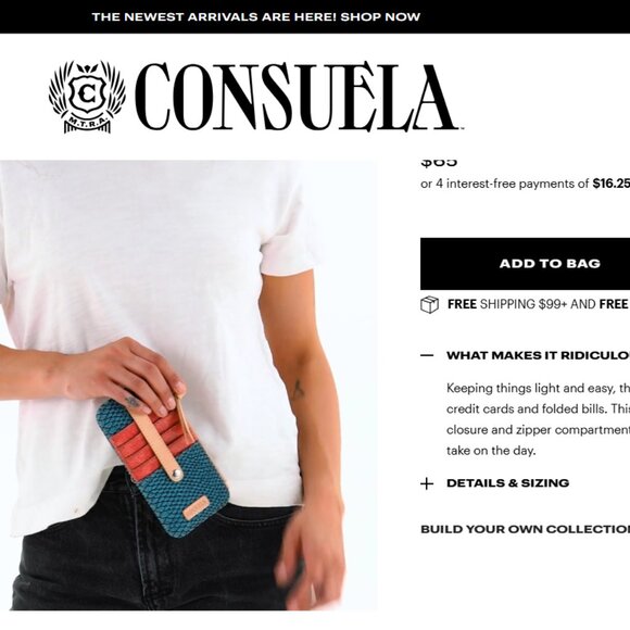 NEW Consuela Indy Card Organizer - Picture 4 of 9